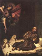 St Francis Comforted by an Angel RIBALTA, Francisco